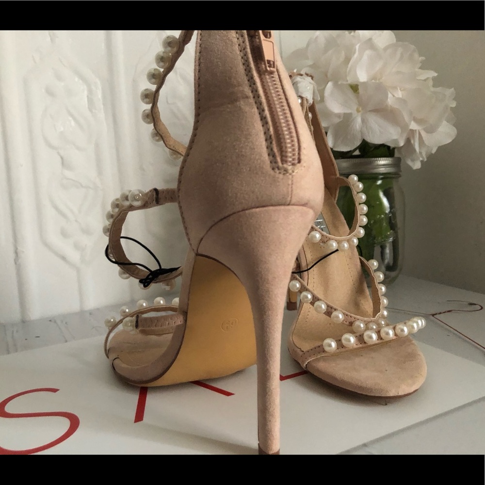 Pearled heels